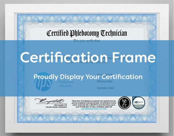 NPS Certificate Frame
