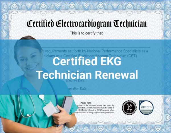 EKG Renewal Certification